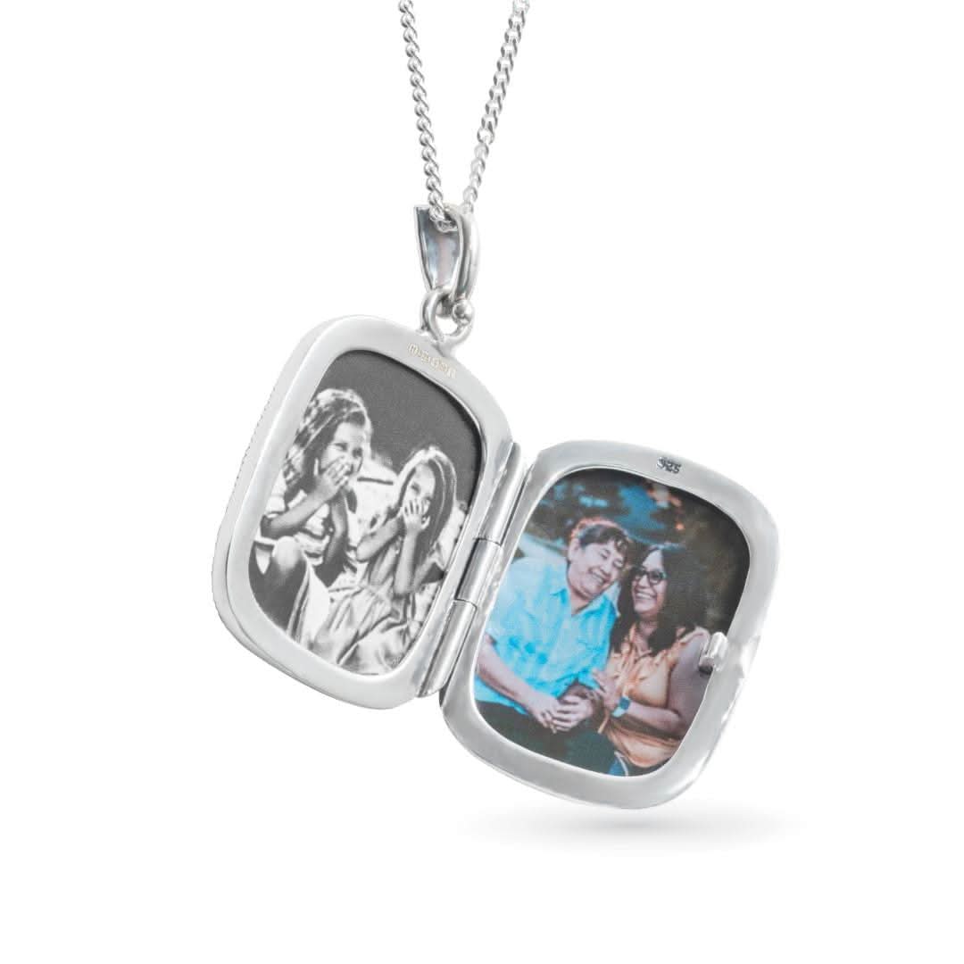 Amethyst Locket Silver + Photos - Image 5