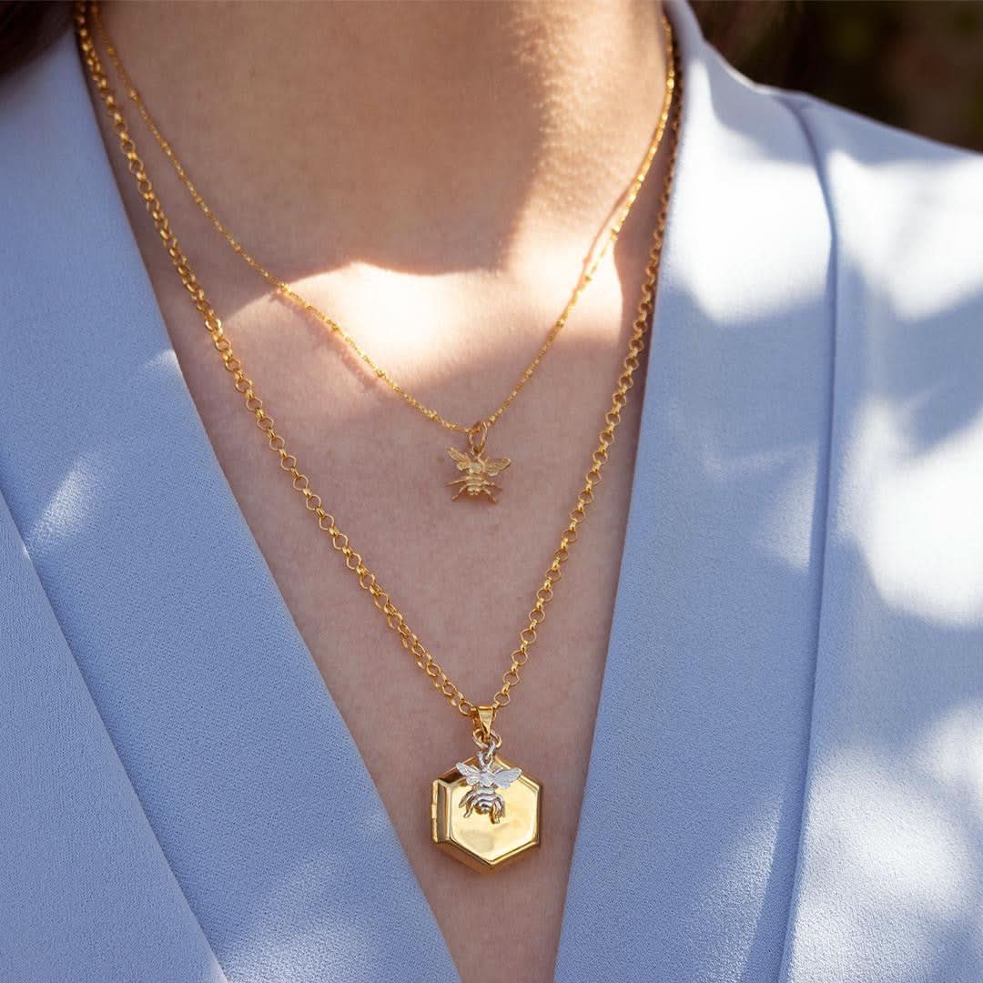 Bee Pendant | Gold - Image 4