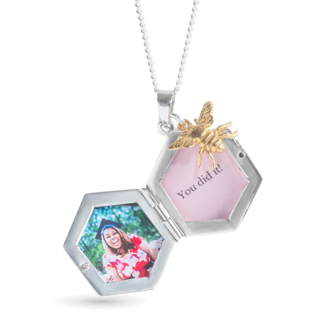 Bee Locket Silver + Photos - Image 5