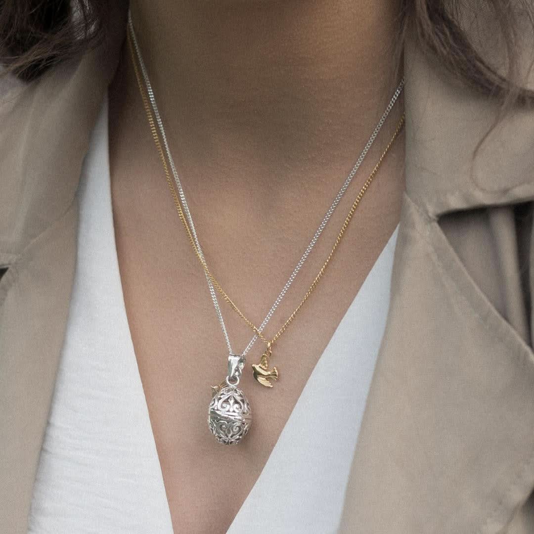 Bird Locket | Silver - Image 4