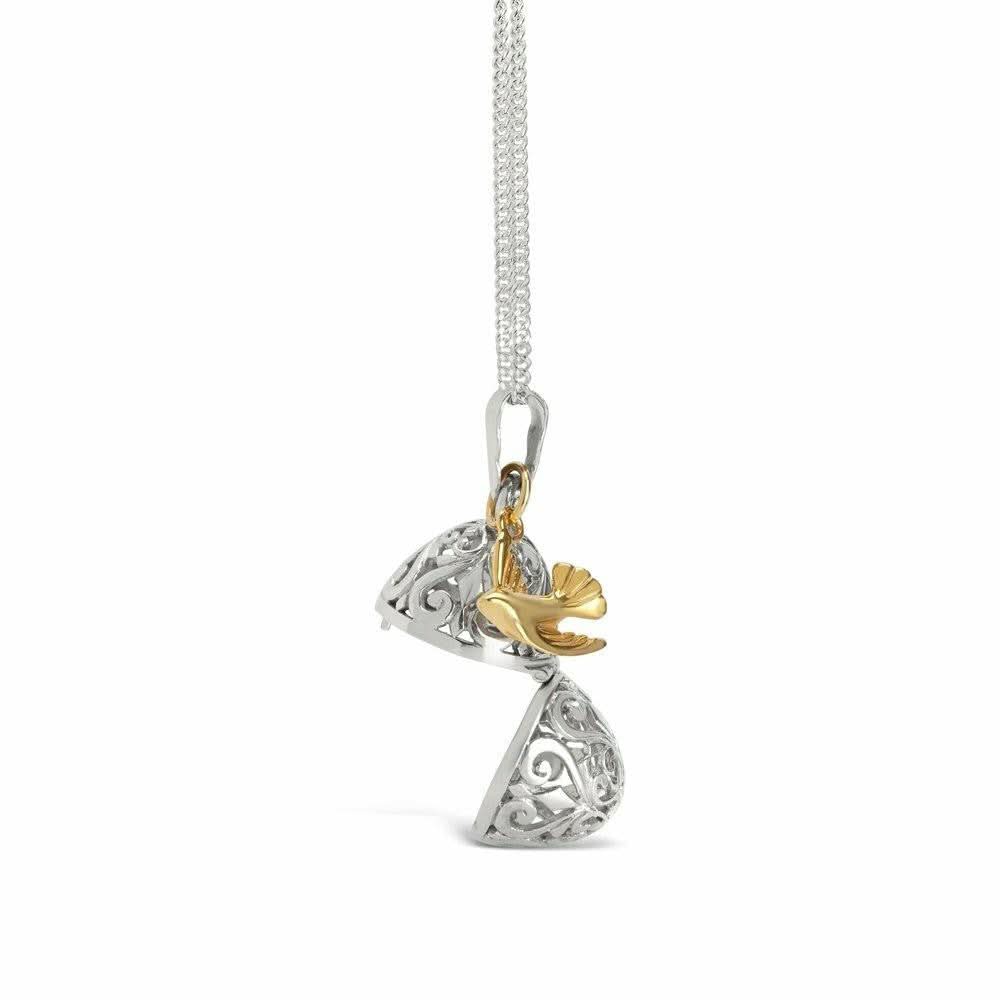 Bird Locket | Silver - Image 7