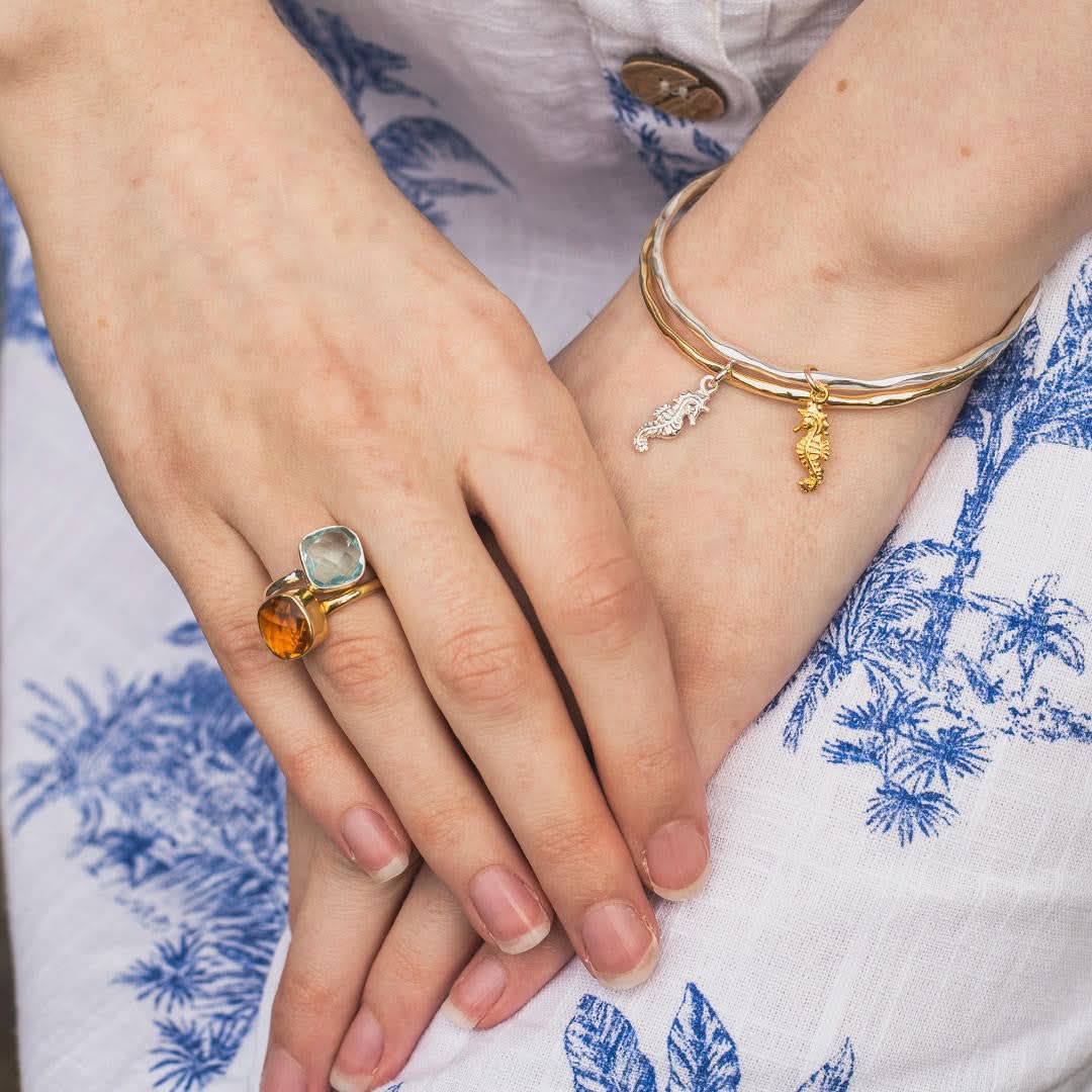 Citrine Cocktail Ring | Gold - Image 7