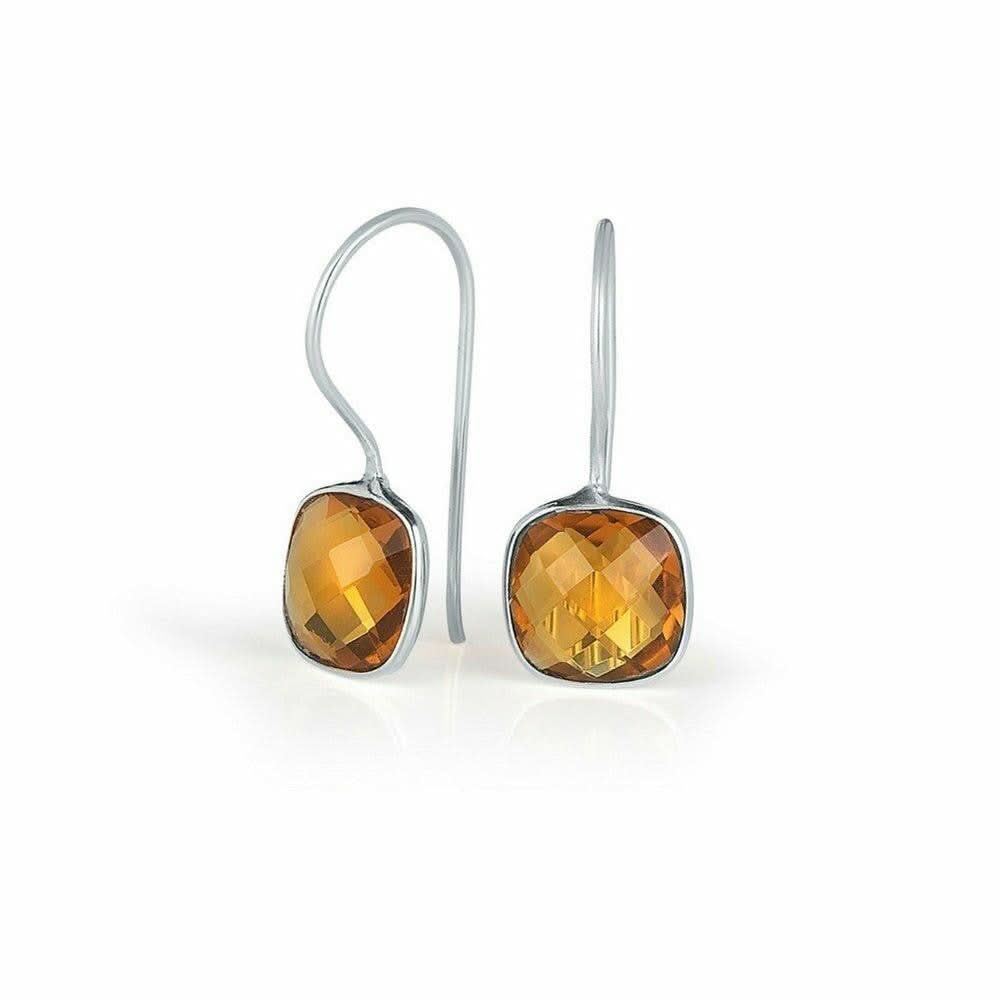 Citrine Earrings | Silver - Image 3