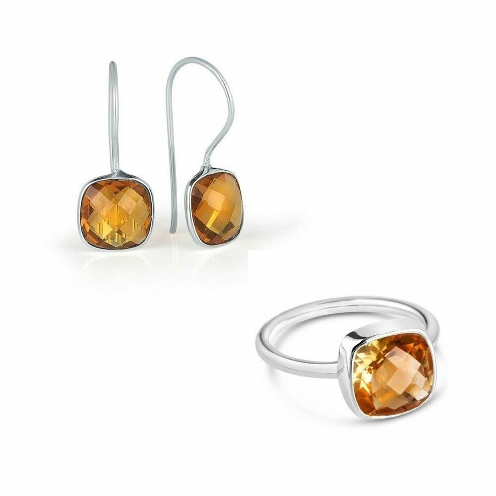 Citrine Earrings | Silver - Image 5
