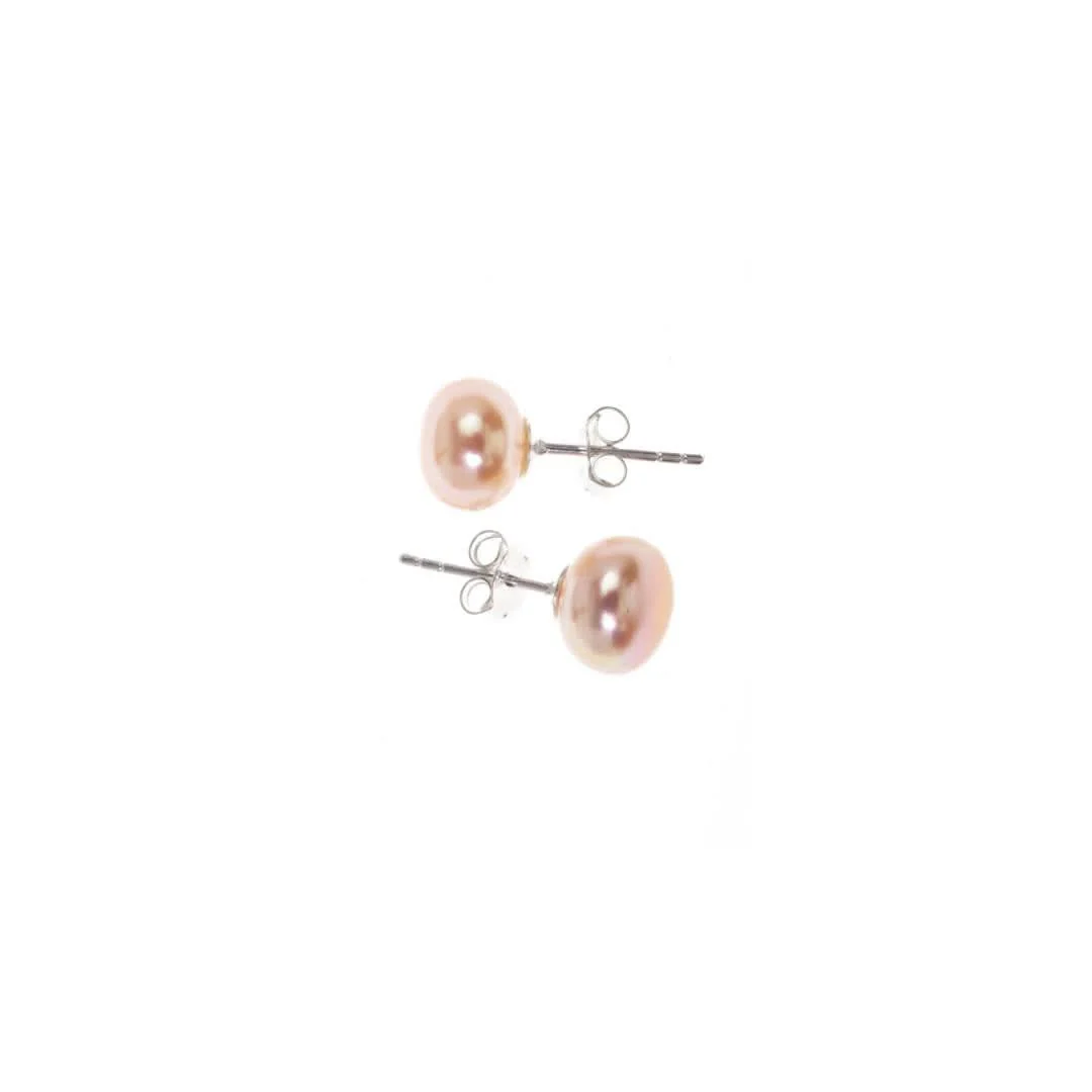 Classic Pearl Earrings | Champagne - Image 6