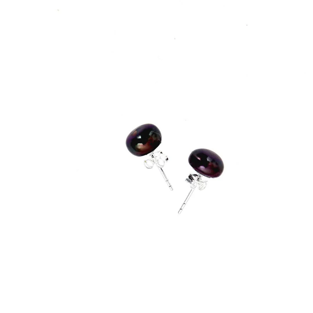 Classic Pearl Earrings | Midnight - Image 4