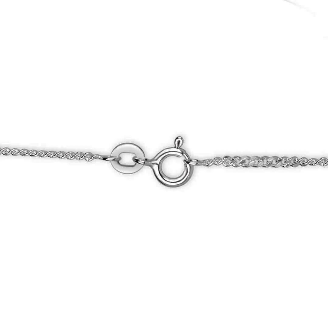 Curb Chain White Gold Vermeil - Image 5