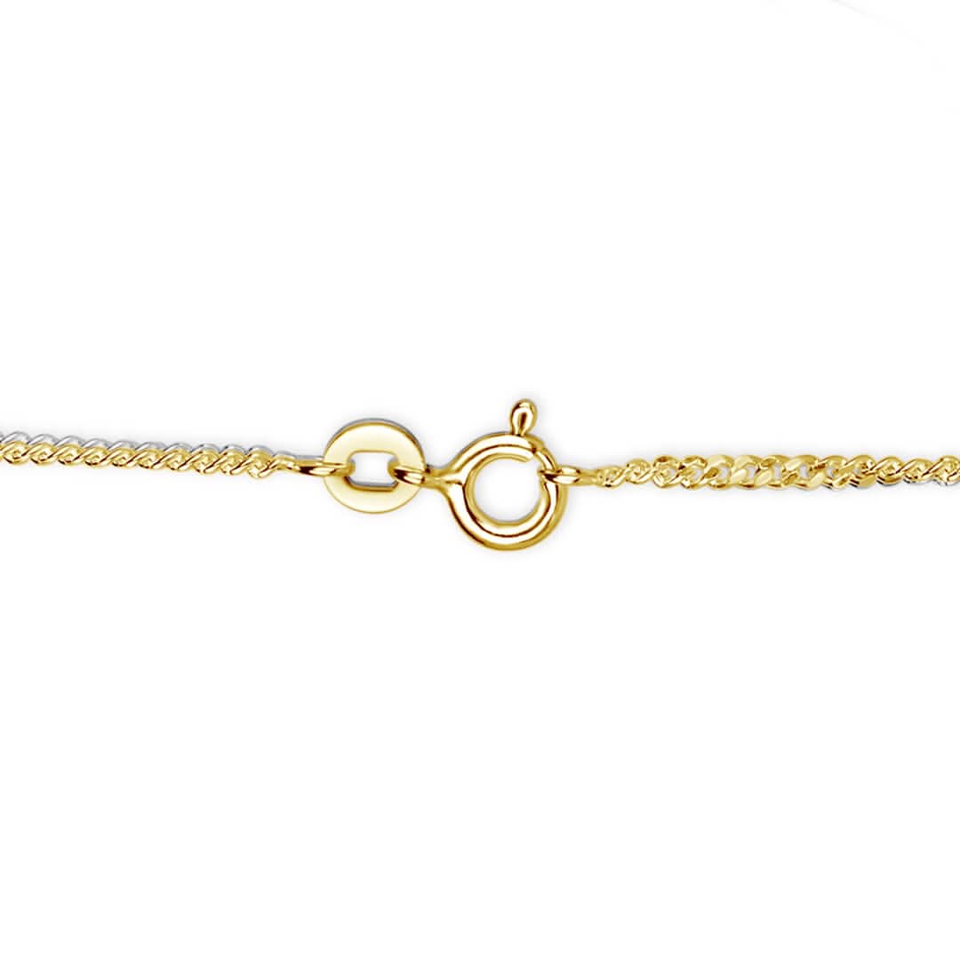 Diamond Initial Necklace | Solid Gold | A to Z - Image 10