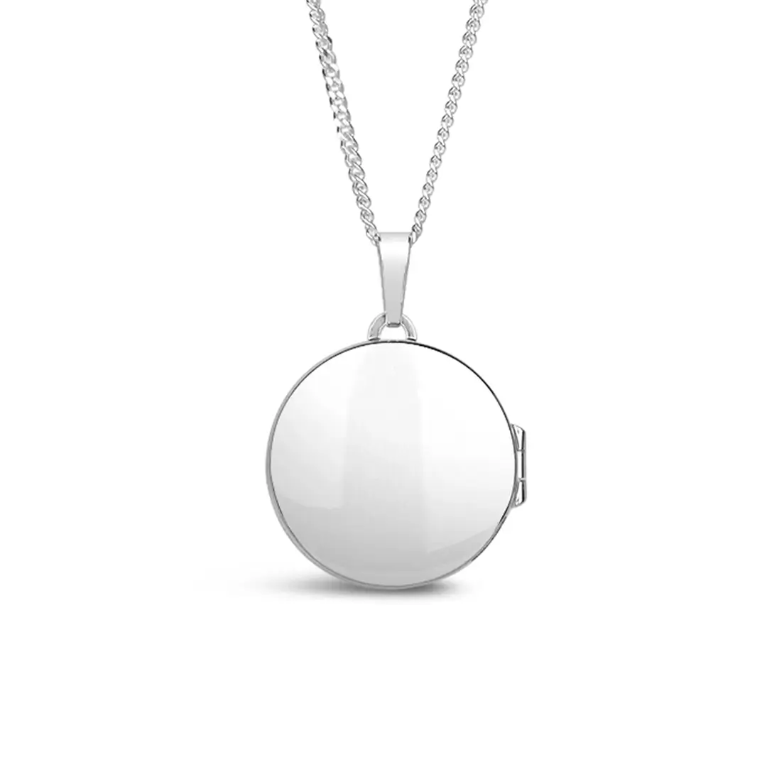 Men's Engravable Compass Locket |  Silver + Photos - Image 4
