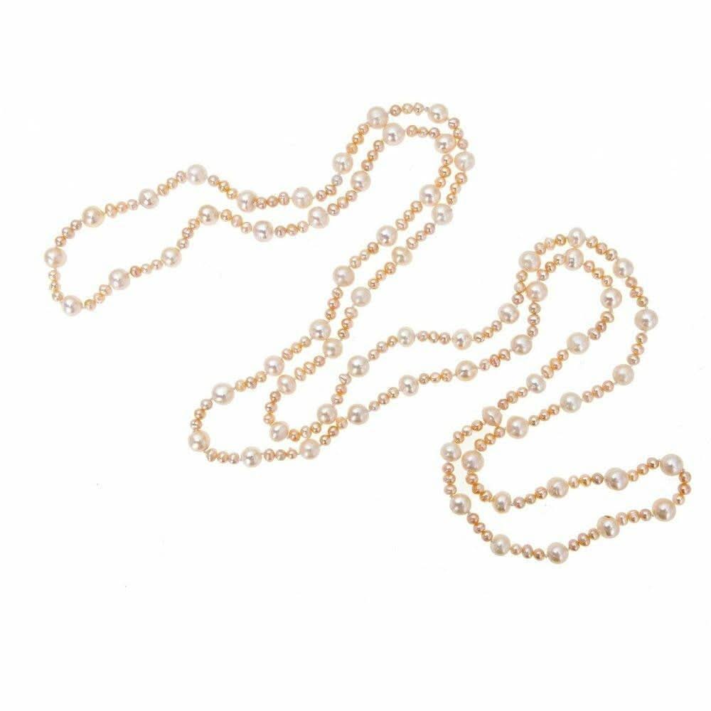 Eternal Pearl Necklace | Champagne - Image 5