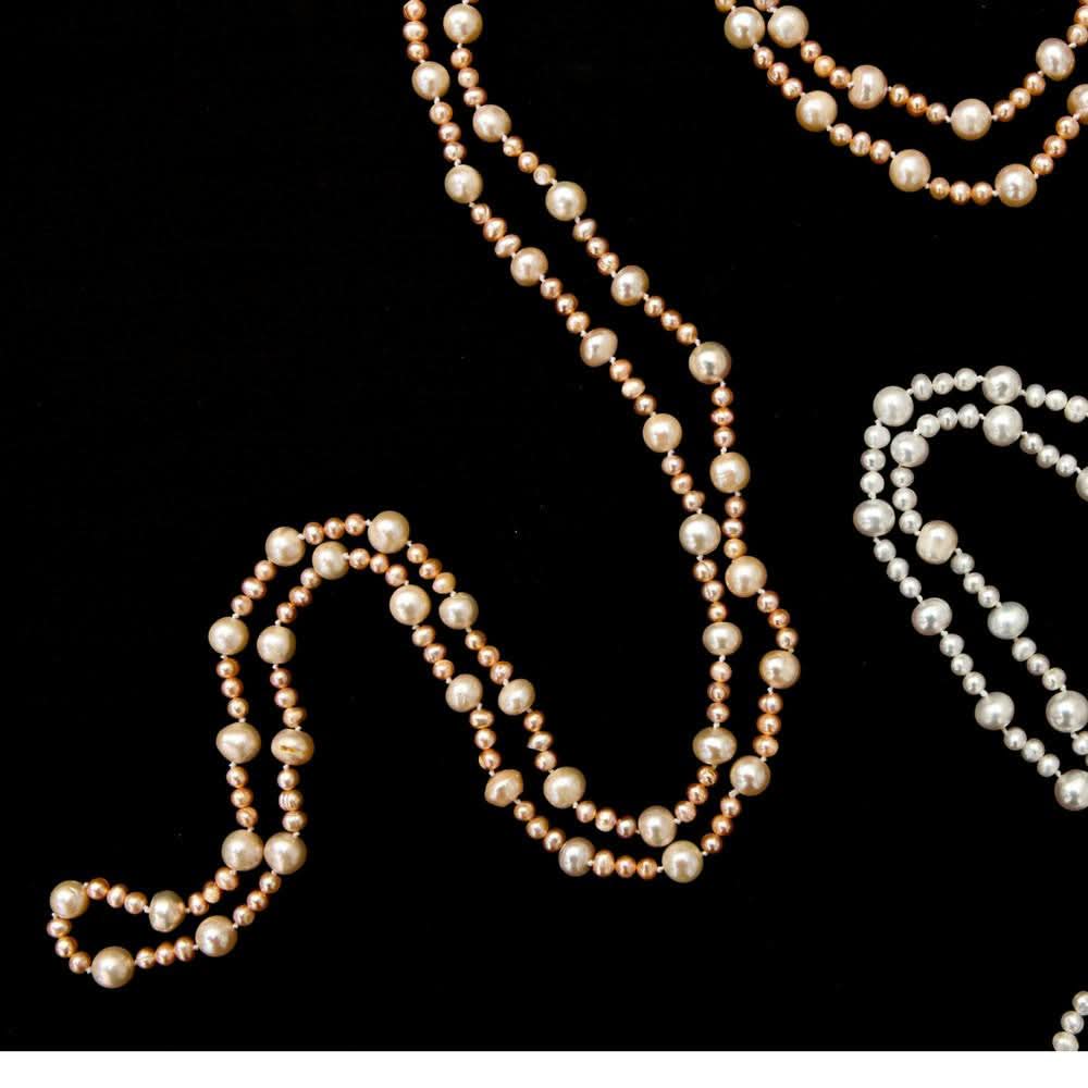Eternal Pearl Necklace | Champagne - Image 6