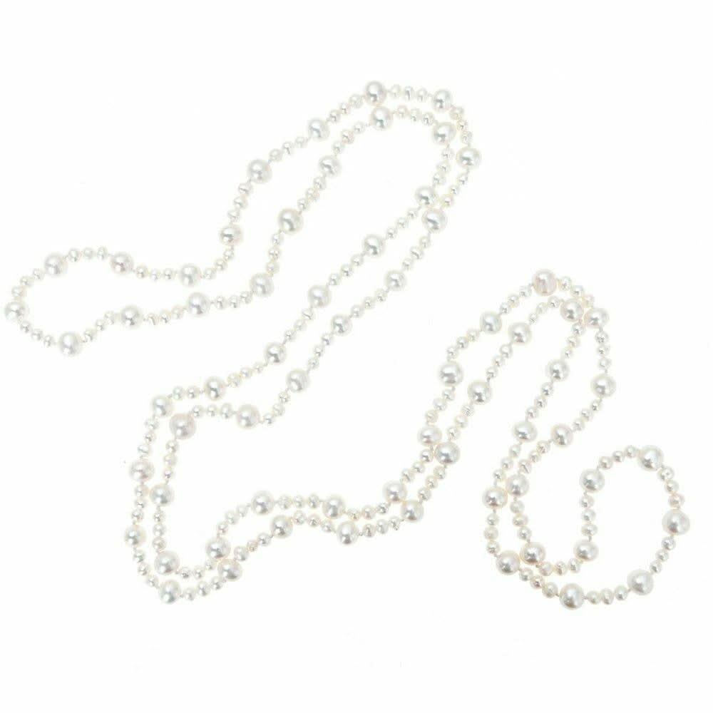 Eternal Pearl Necklace With Ivory Pearls - Image 3