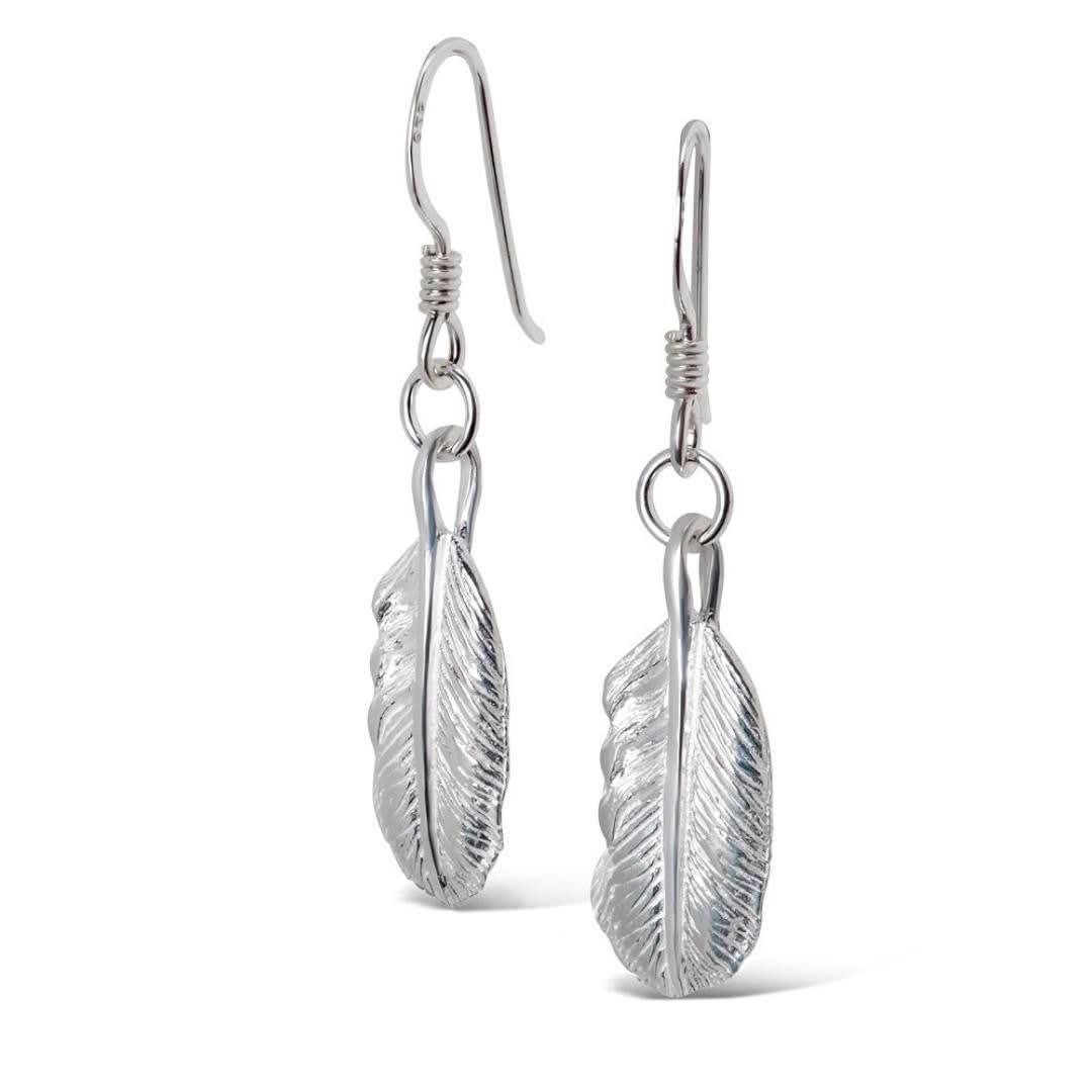 Feather Earrings | Silver - Image 3