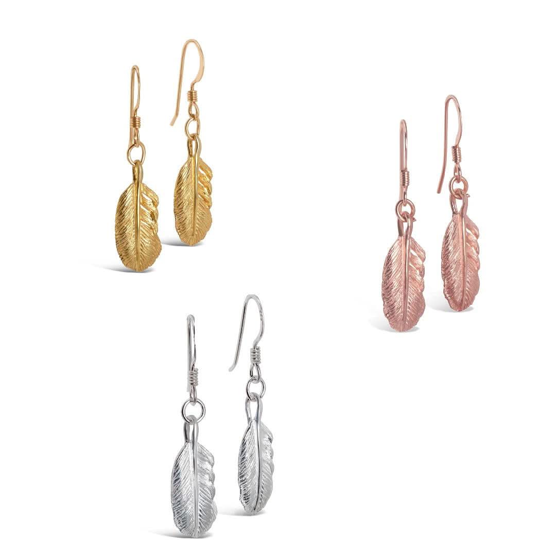Feather Earrings | Silver - Image 5