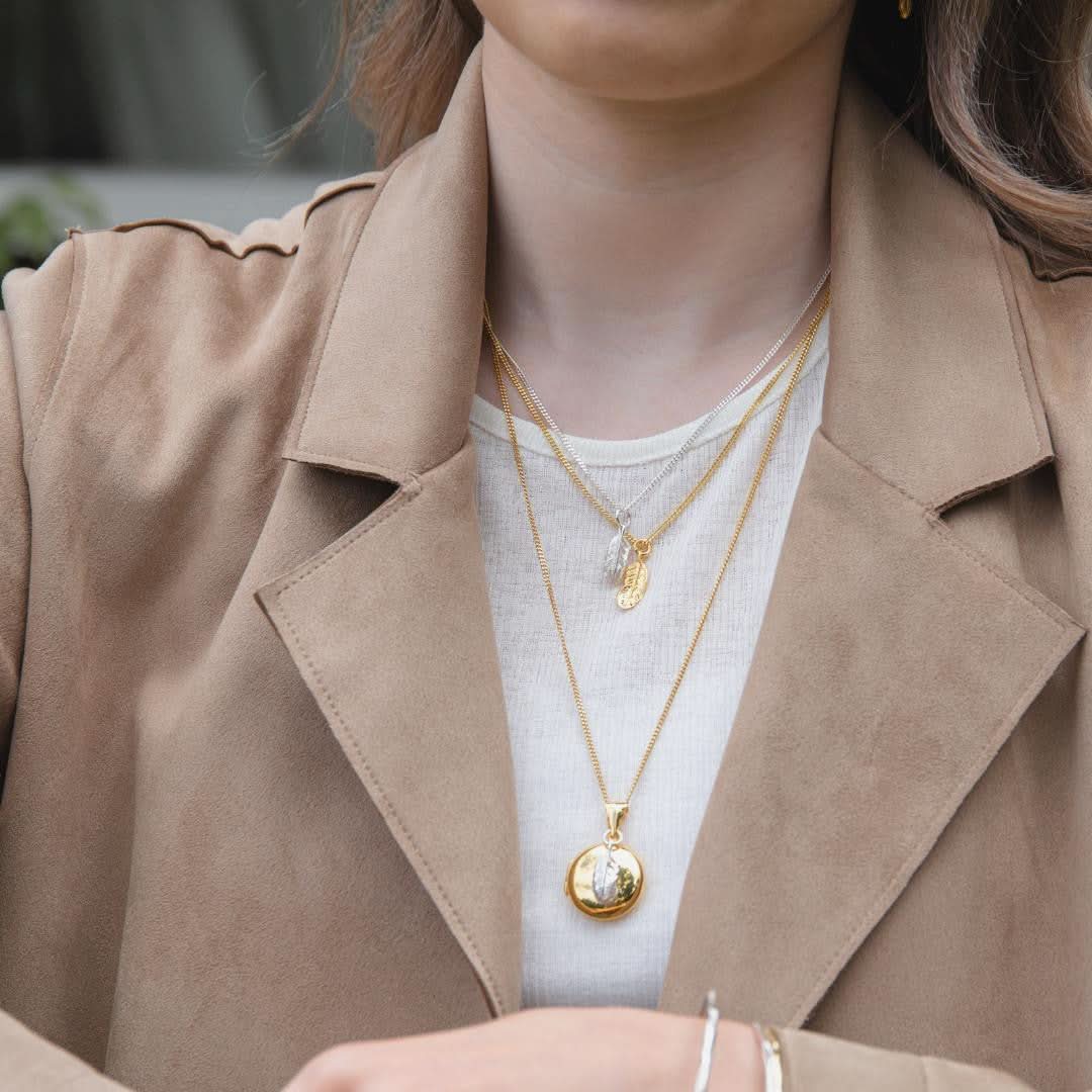 Feather Locket | Gold - Image 6