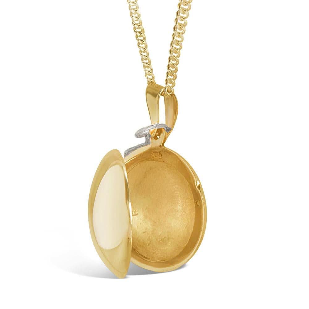 Feather Locket | Gold - Image 8