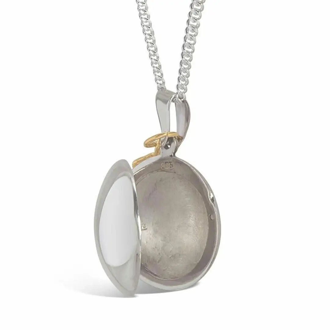 Feather Locket | Silver - Image 8