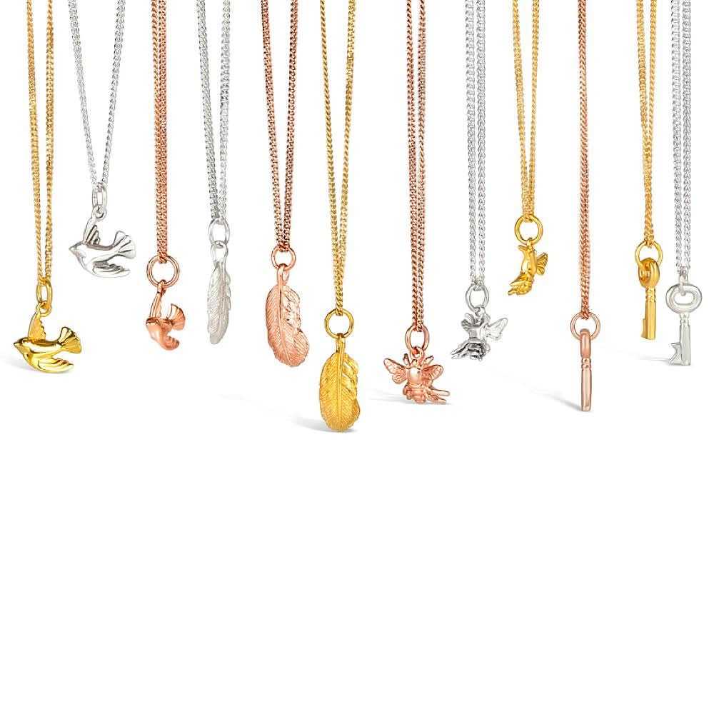 Feather Pendant | Rose Gold - Image 7