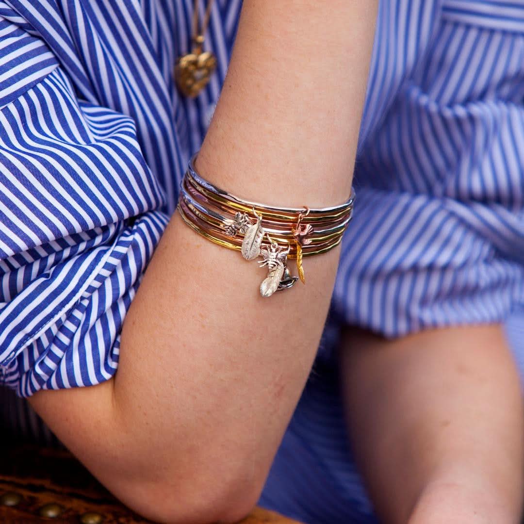 Key Bangle | Rose Gold - Silver - Image 4