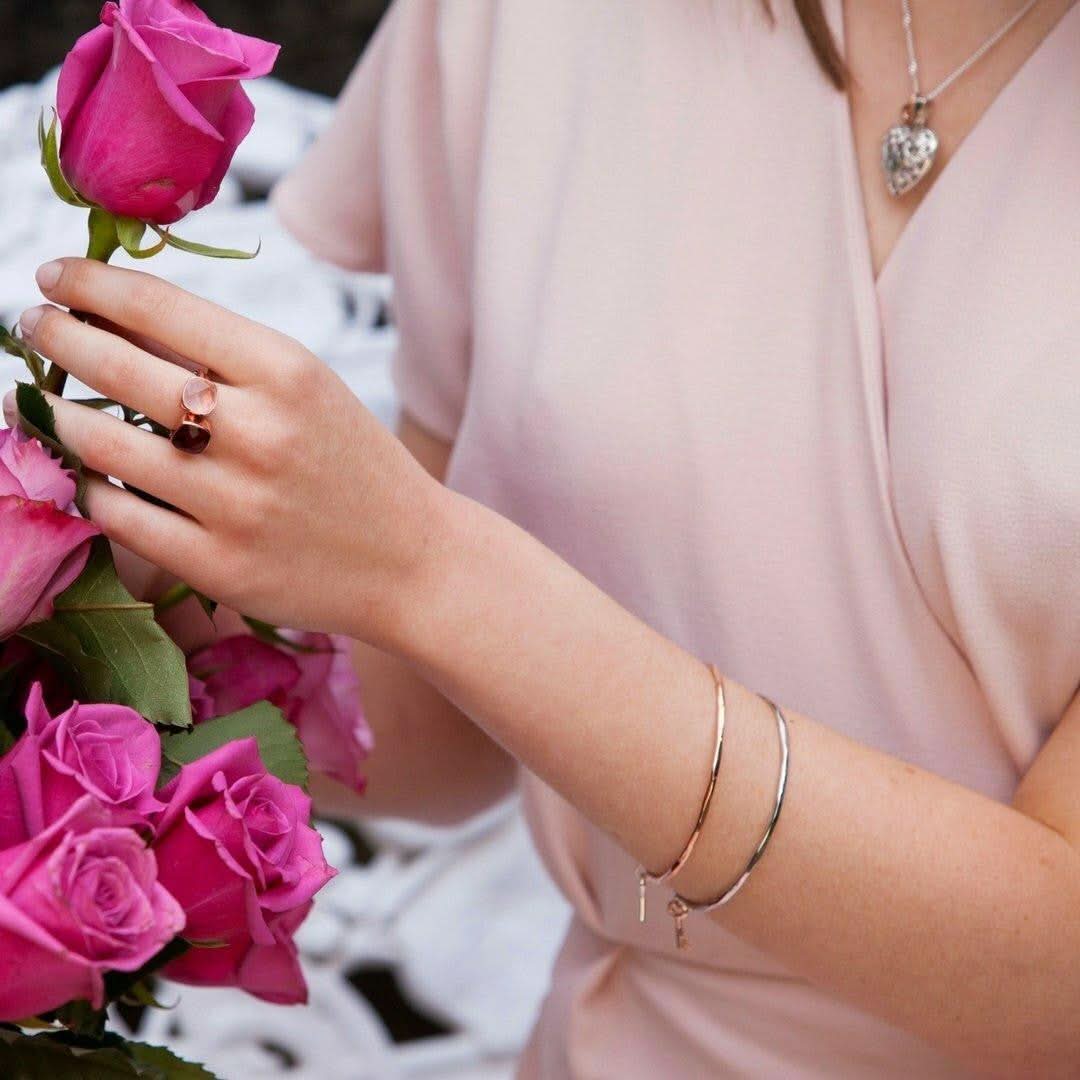 Key Bangle | Rose Gold - Silver - Image 6