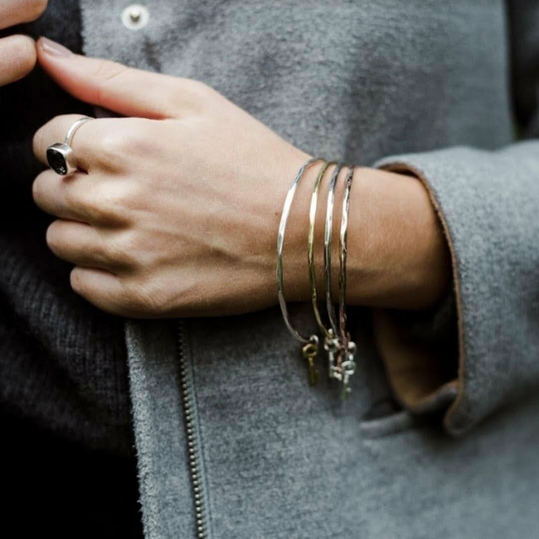 Key Bangle | Rose Gold - Silver - Image 8
