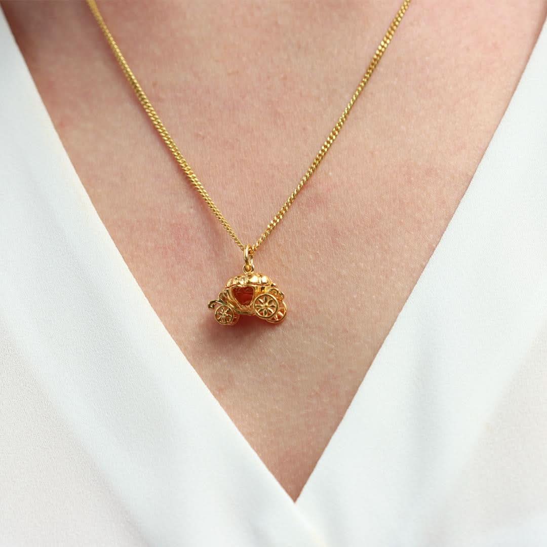 Magical Charm Necklace | Carriage - Adventure - Gold - Image 6