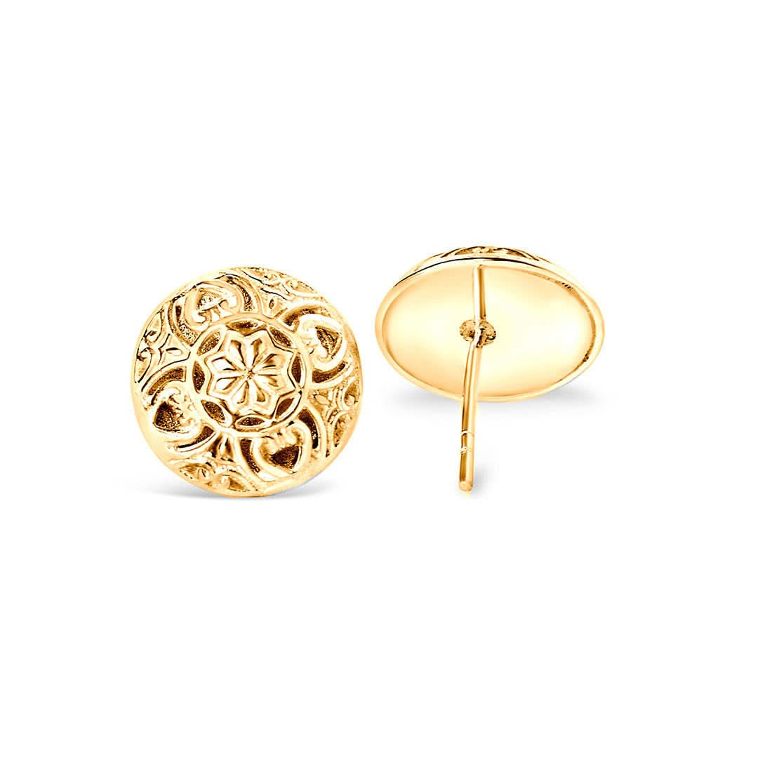 Memory Keeper Earrings | Gold - Image 3