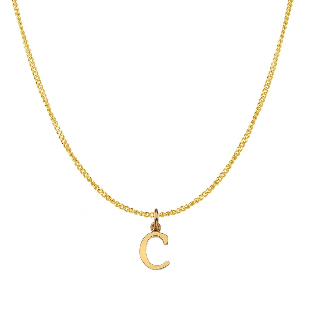 Handcrafted 9ct Gold Personalised Initial Necklace - Image 14