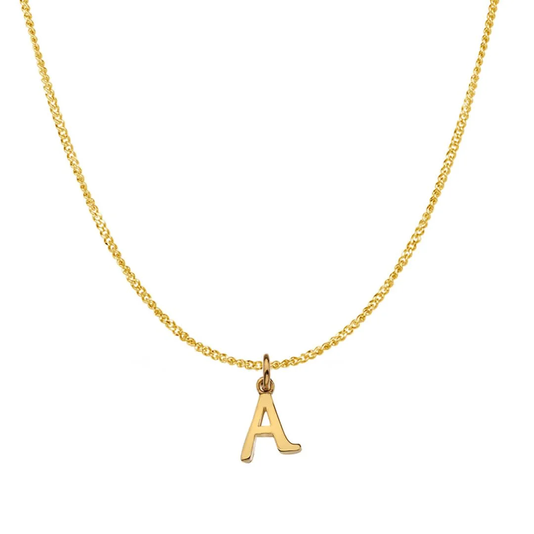 Handcrafted 9ct Gold Personalised Initial Necklace - Image 17