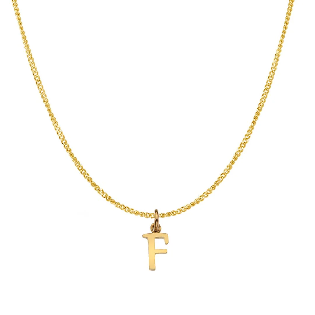Handcrafted 9ct Gold Personalised Initial Necklace - Image 20