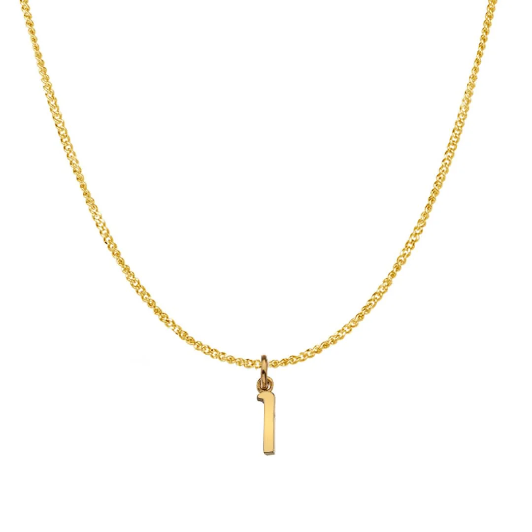 Handcrafted 9ct Gold Personalised Initial Necklace - Image 23