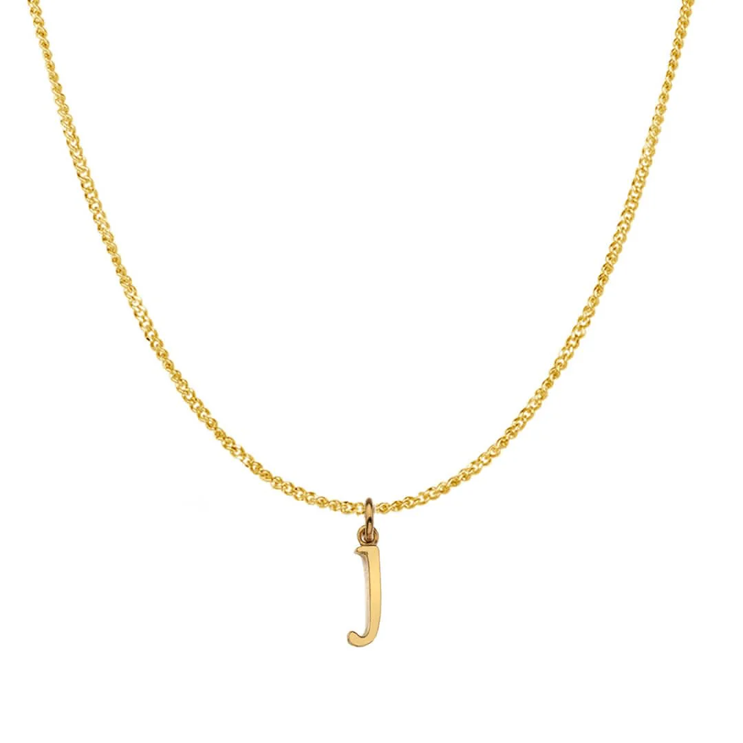 Handcrafted 9ct Gold Personalised Initial Necklace - Image 24