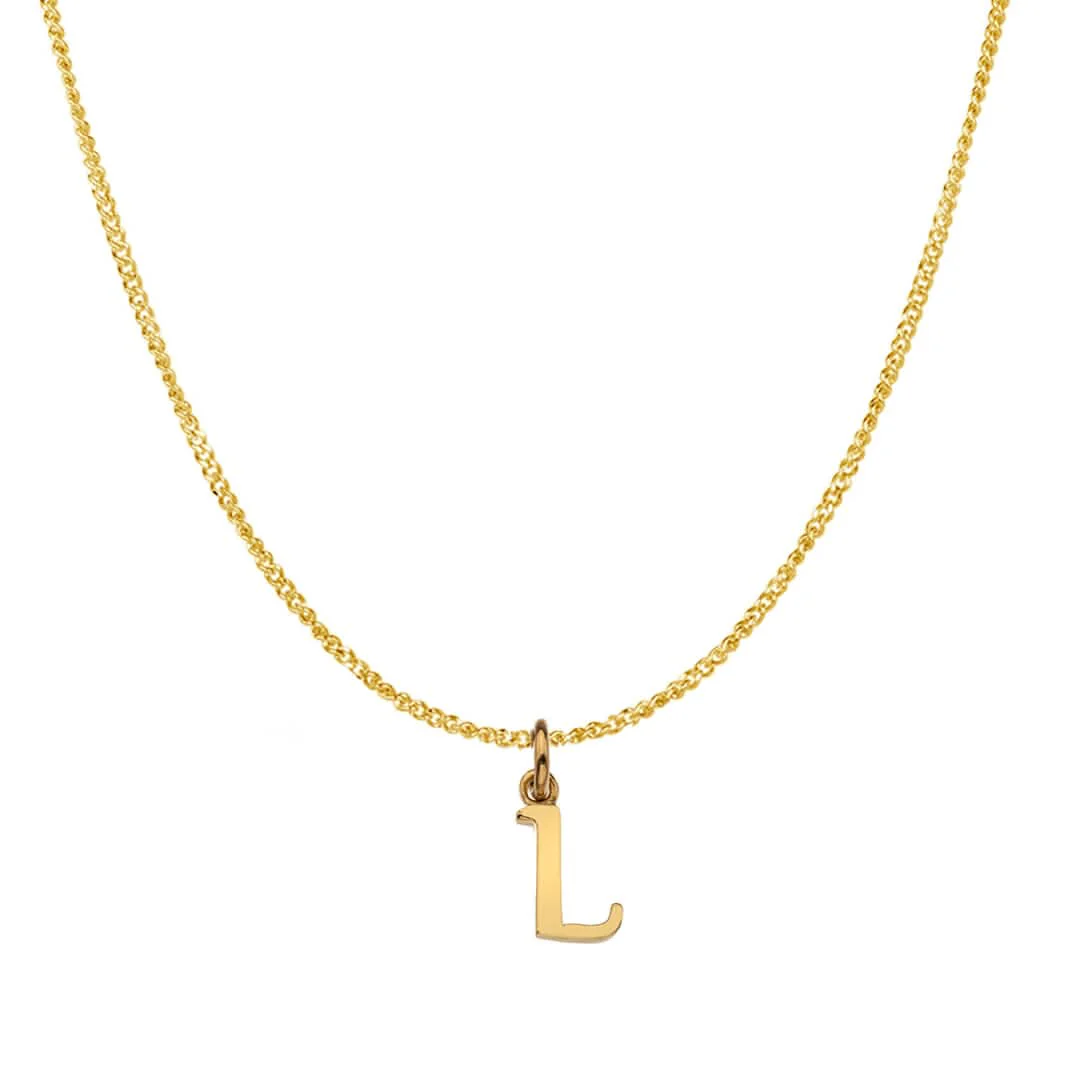 Handcrafted 9ct Gold Personalised Initial Necklace - Image 26