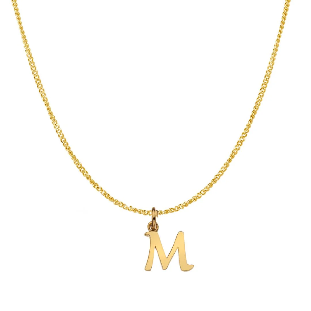 Handcrafted 9ct Gold Personalised Initial Necklace - Image 27