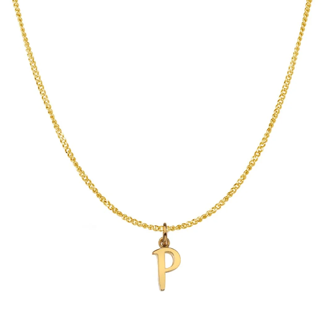 Handcrafted 9ct Gold Personalised Initial Necklace - Image 30