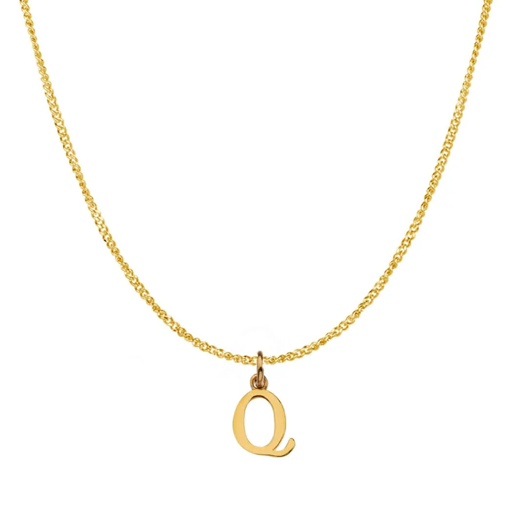Handcrafted 9ct Gold Personalised Initial Necklace - Image 31