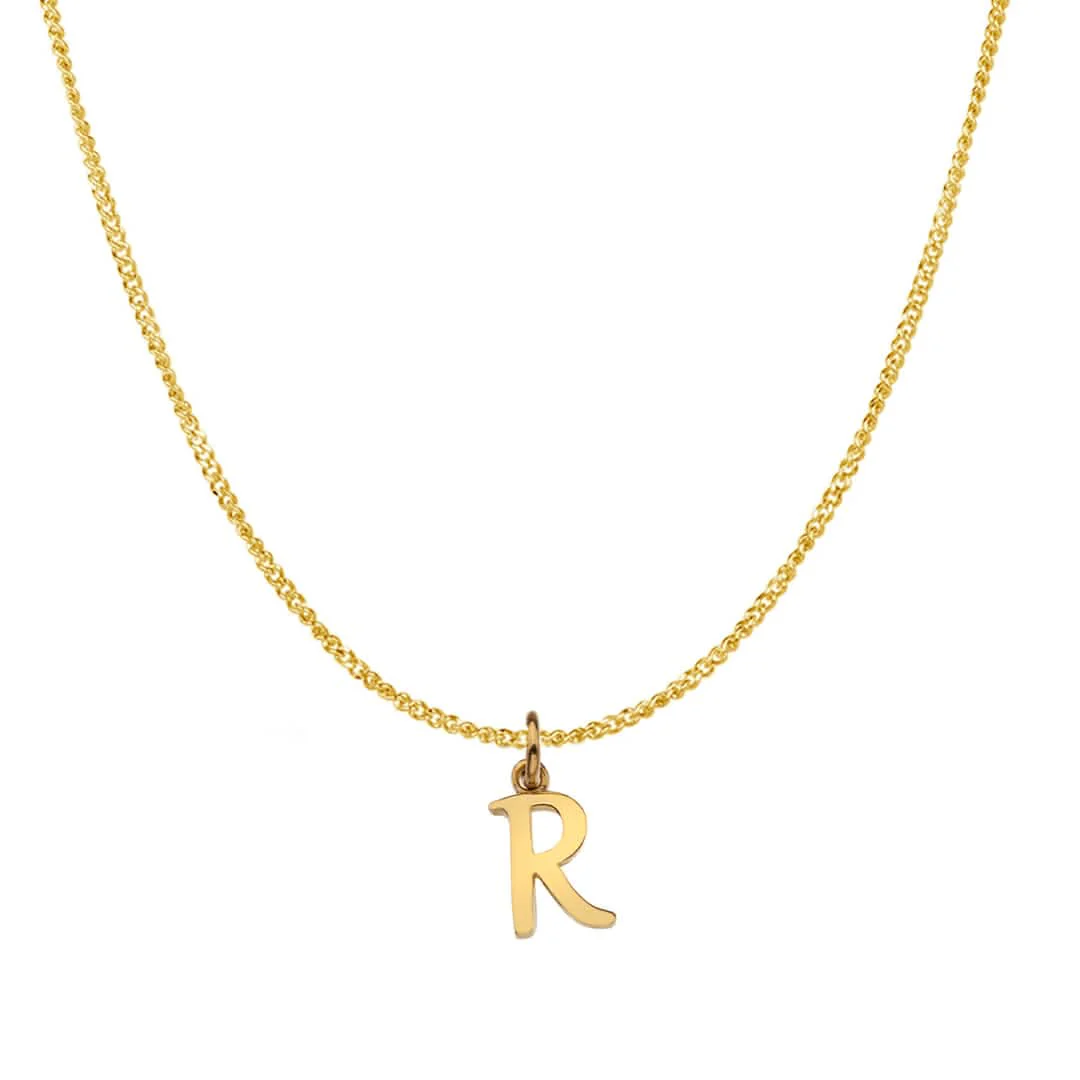 Handcrafted 9ct Gold Personalised Initial Necklace - Image 32