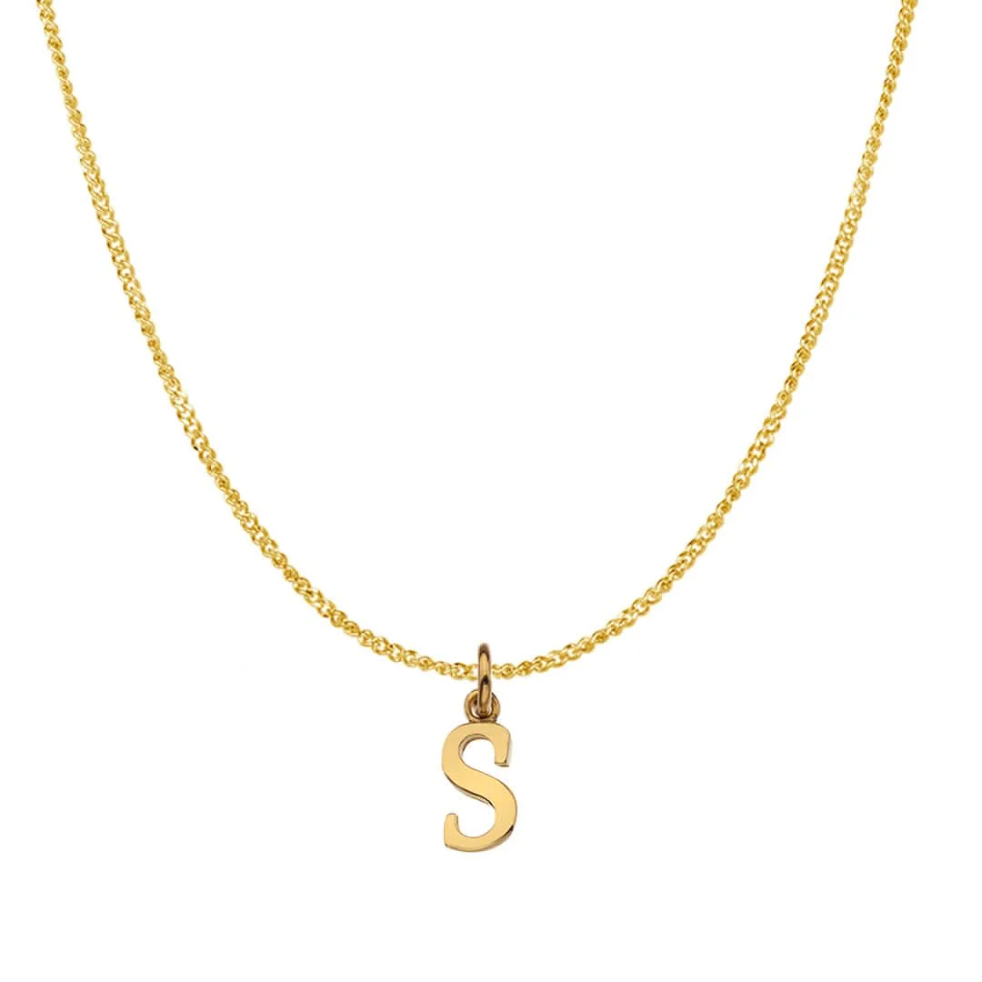 Handcrafted 9ct Gold Personalised Initial Necklace - Image 33