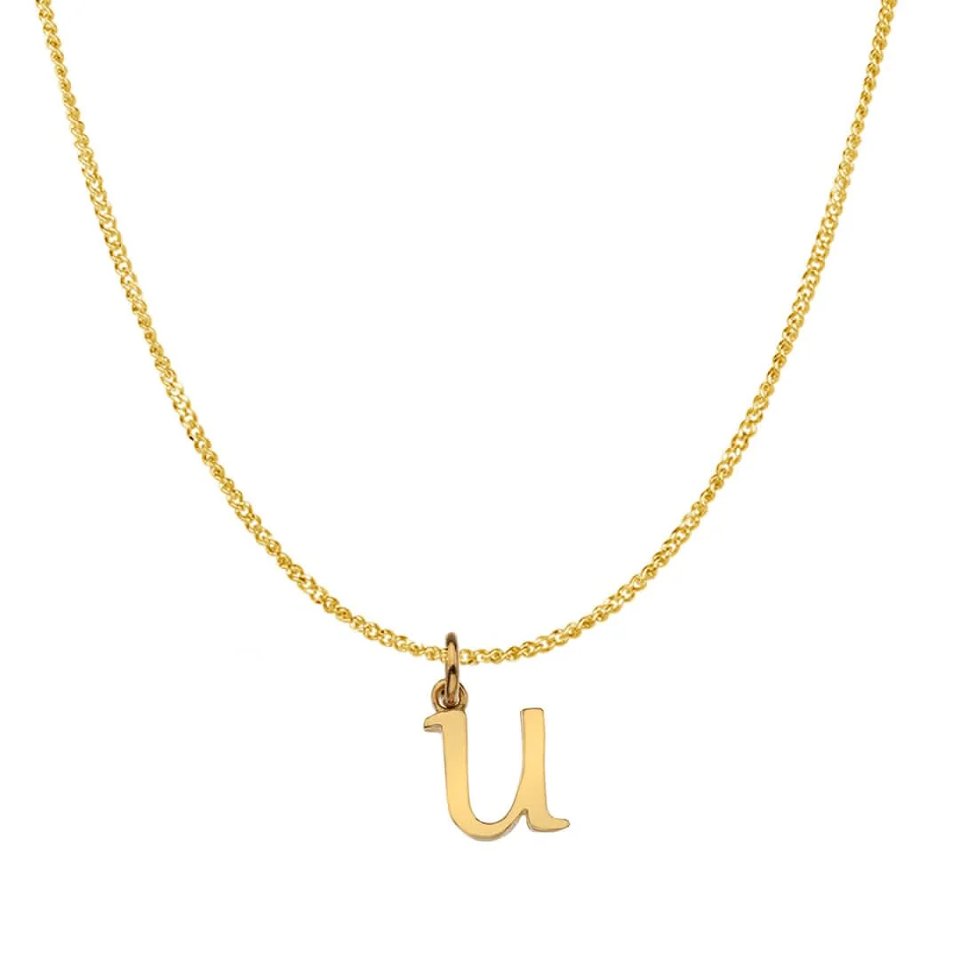 Handcrafted 9ct Gold Personalised Initial Necklace - Image 35