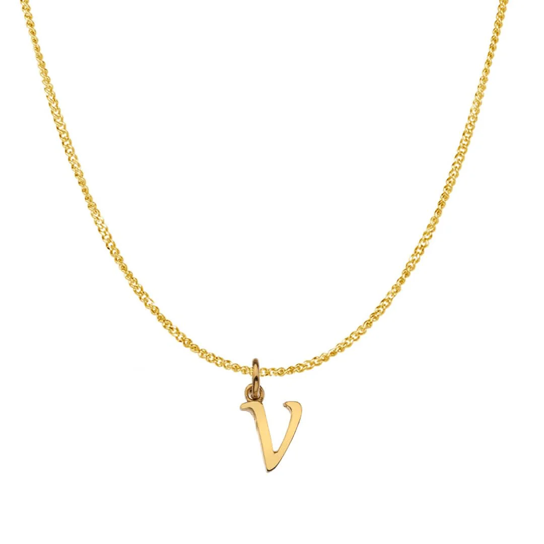 Handcrafted 9ct Gold Personalised Initial Necklace - Image 36