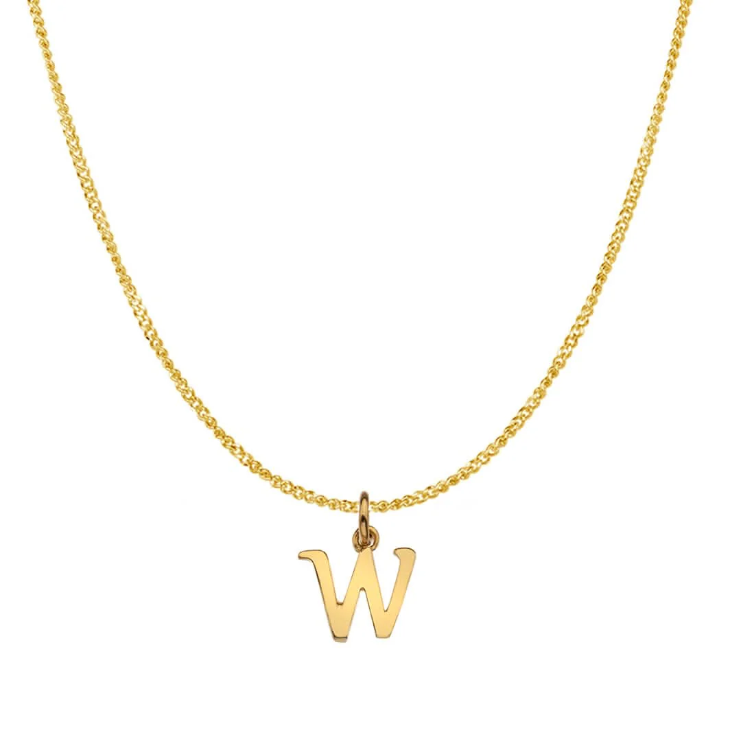 Handcrafted 9ct Gold Personalised Initial Necklace - Image 37