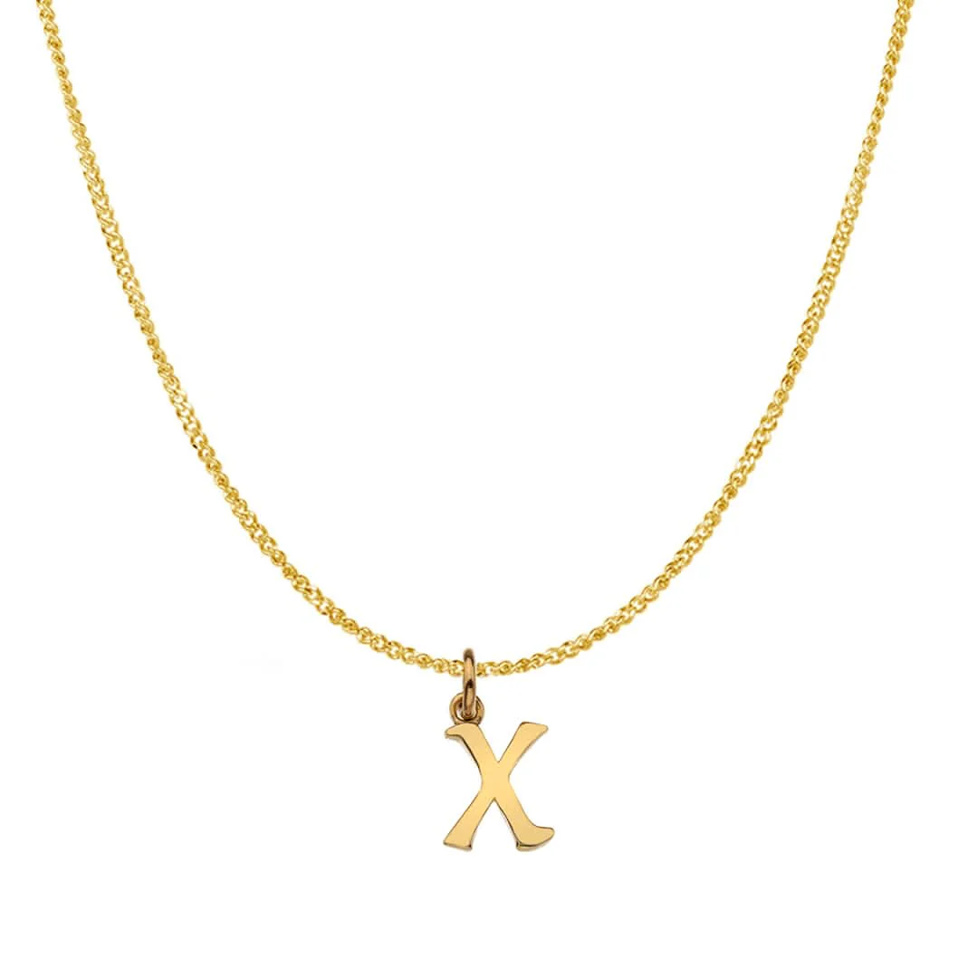 Handcrafted 9ct Gold Personalised Initial Necklace - Image 38