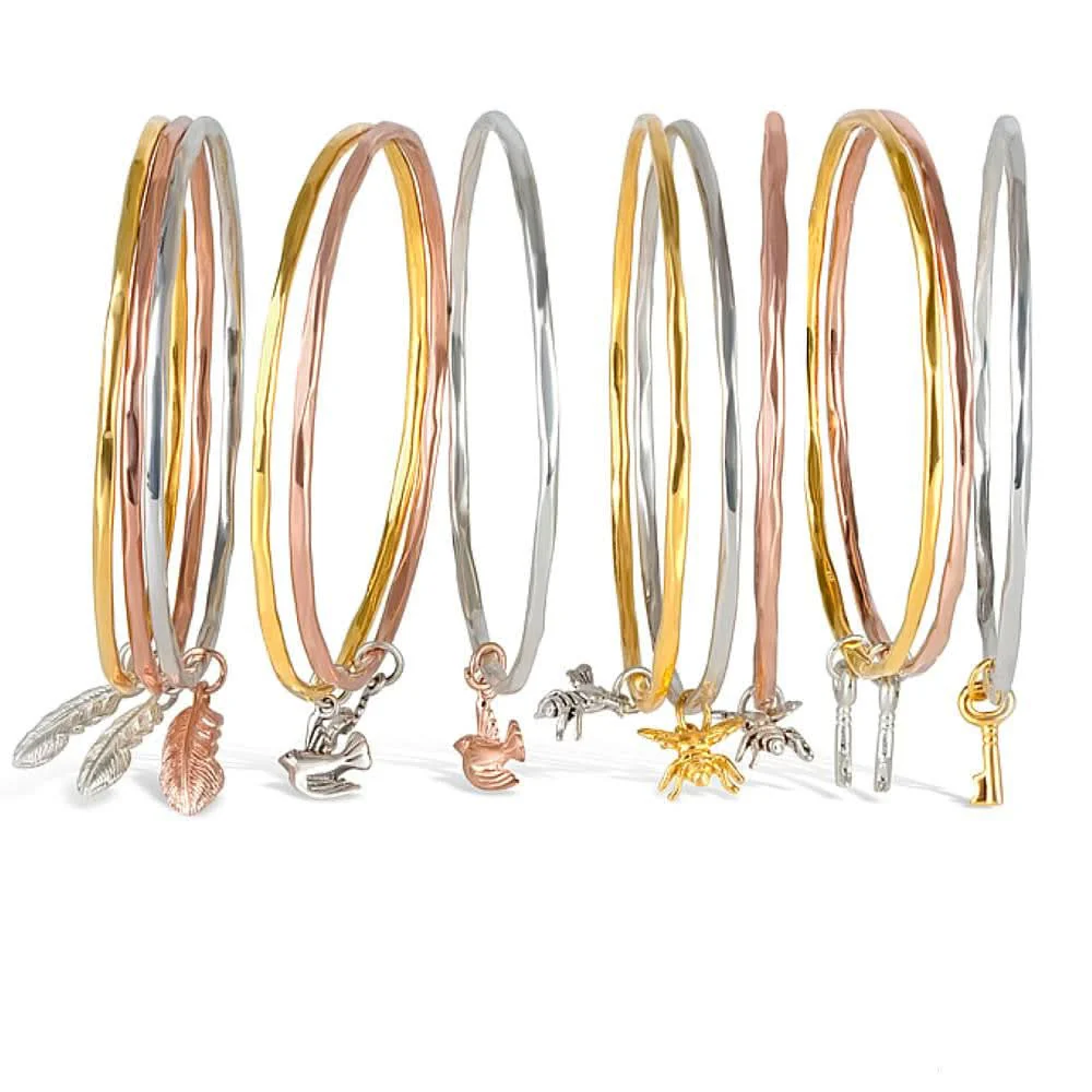 Seahorse Bangle | Rose Gold - Silver - Image 5