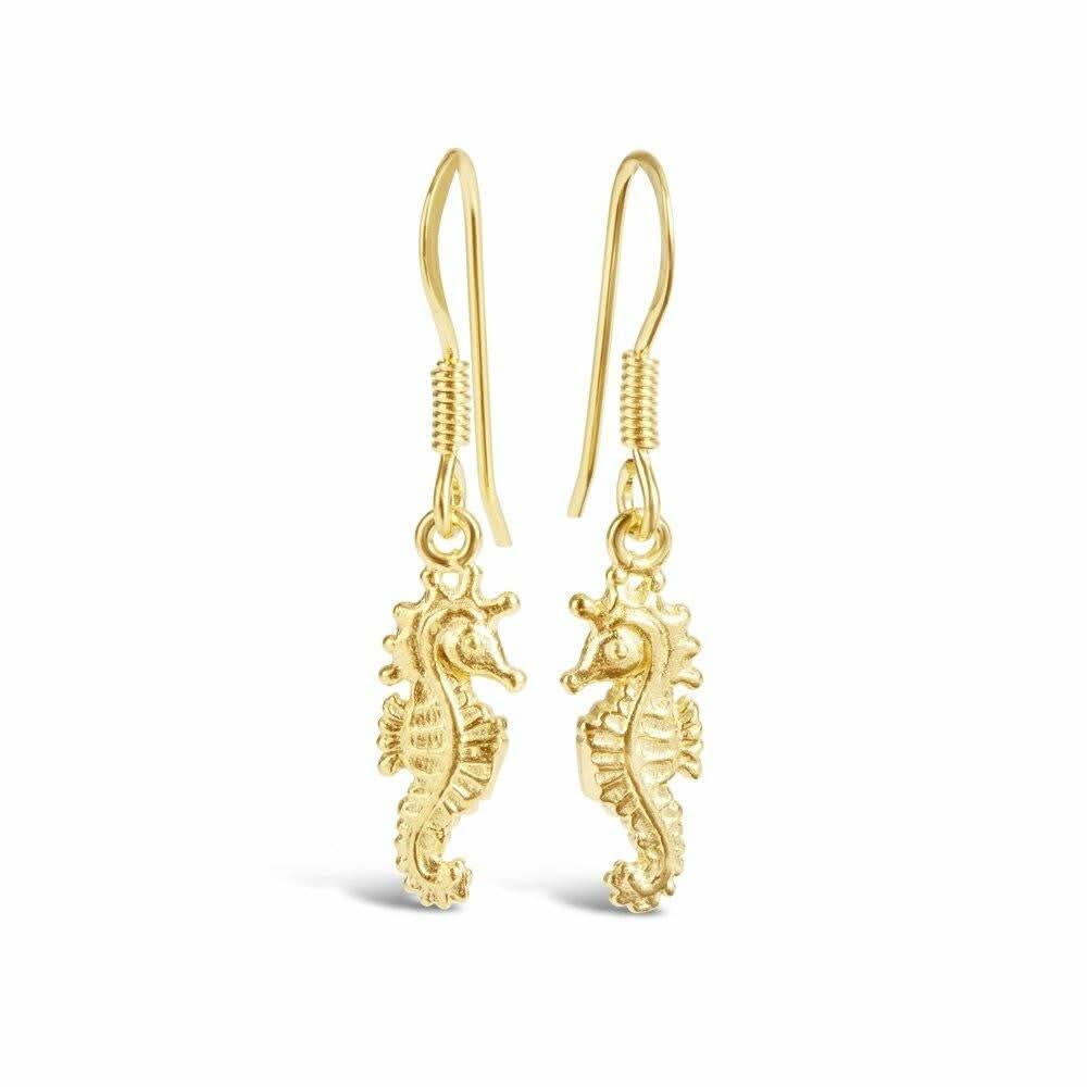 Seahorse Earrings | Gold - Image 3