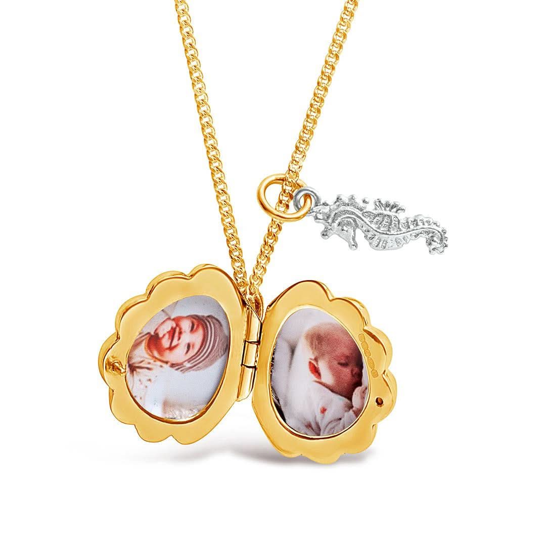 Seahorse Locket | Gold - Image 11