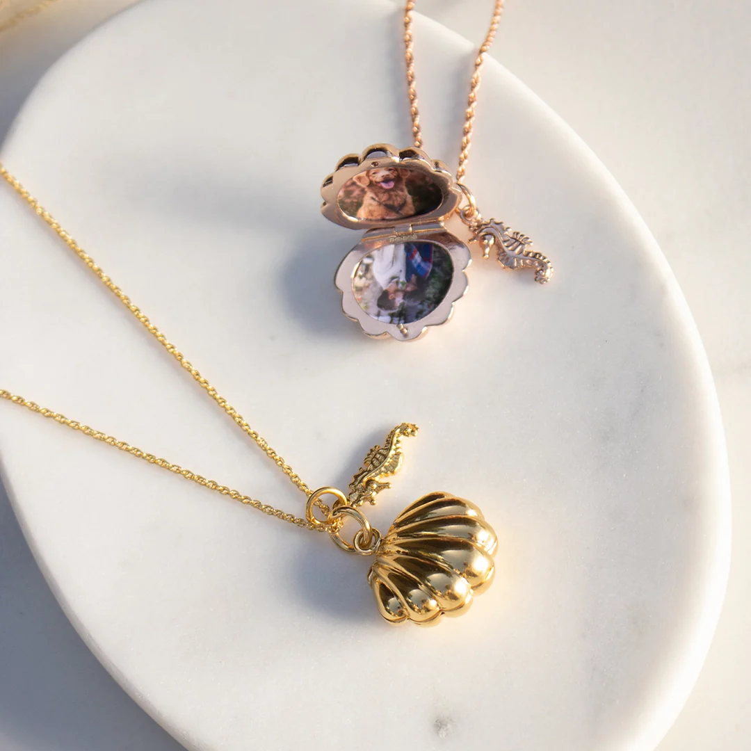 Seahorse Locket | Gold - Image 7