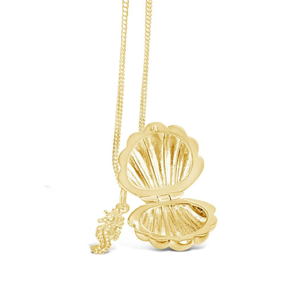 Seahorse Locket | Gold - Image 8