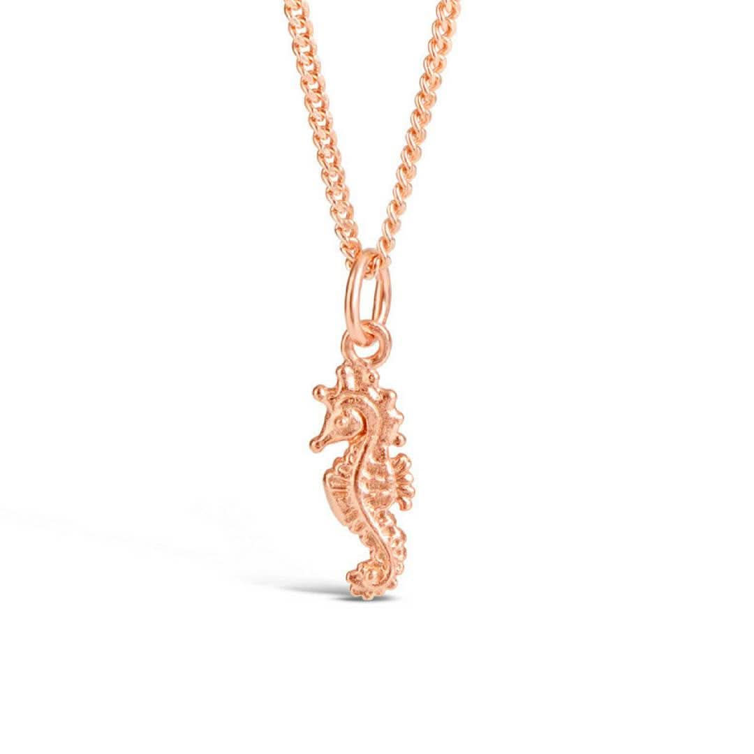Seahorse Pendant | Rose Gold - Image 3