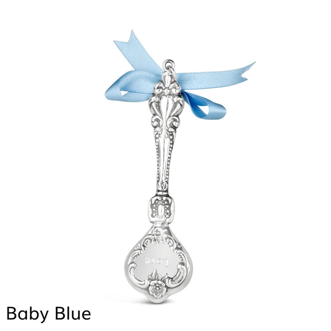 Solid Silver Baby Rattle + Engraving - Image 3