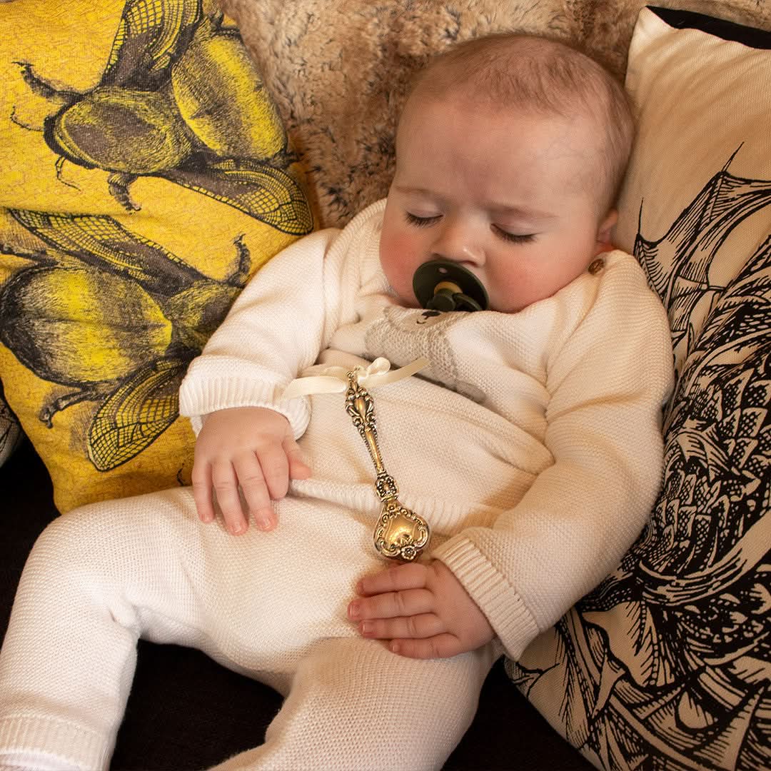 Solid Silver Baby Rattle + Engraving - Image 7